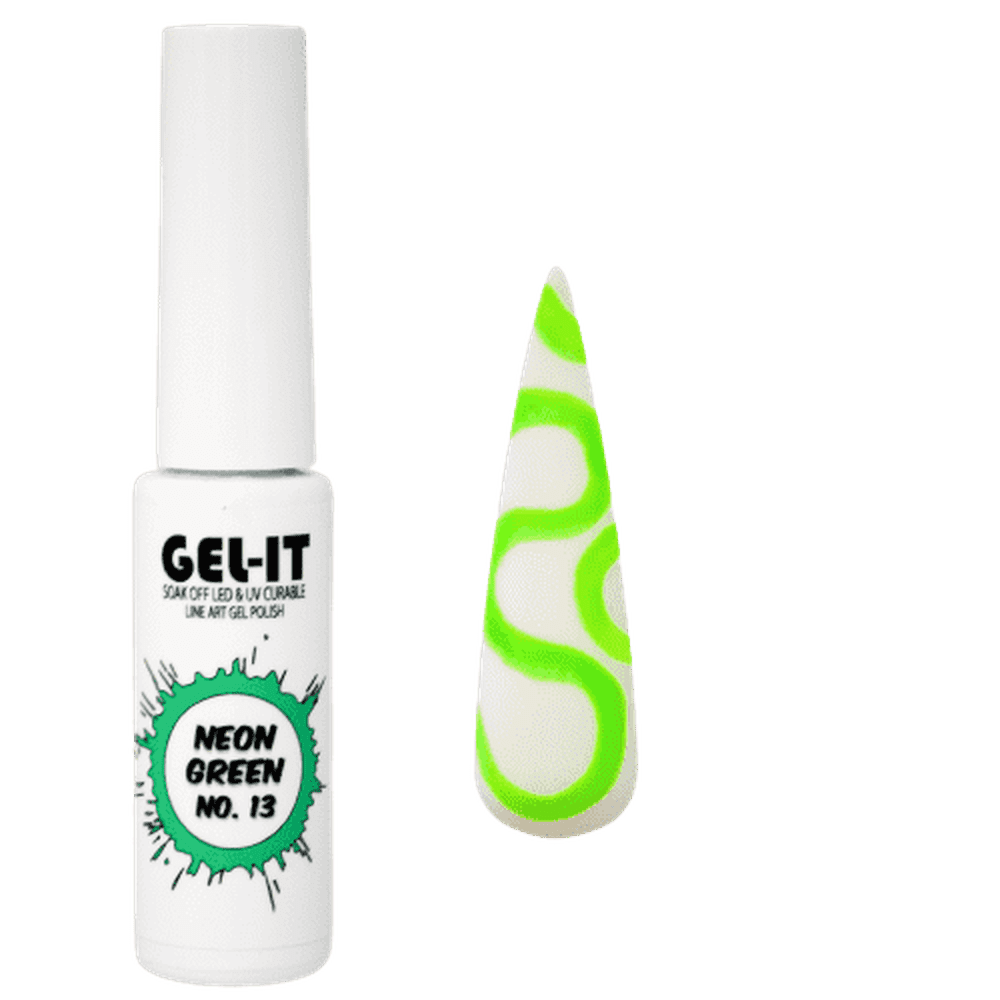 Line Art Gel 7ml - Neon Green - Maskscara