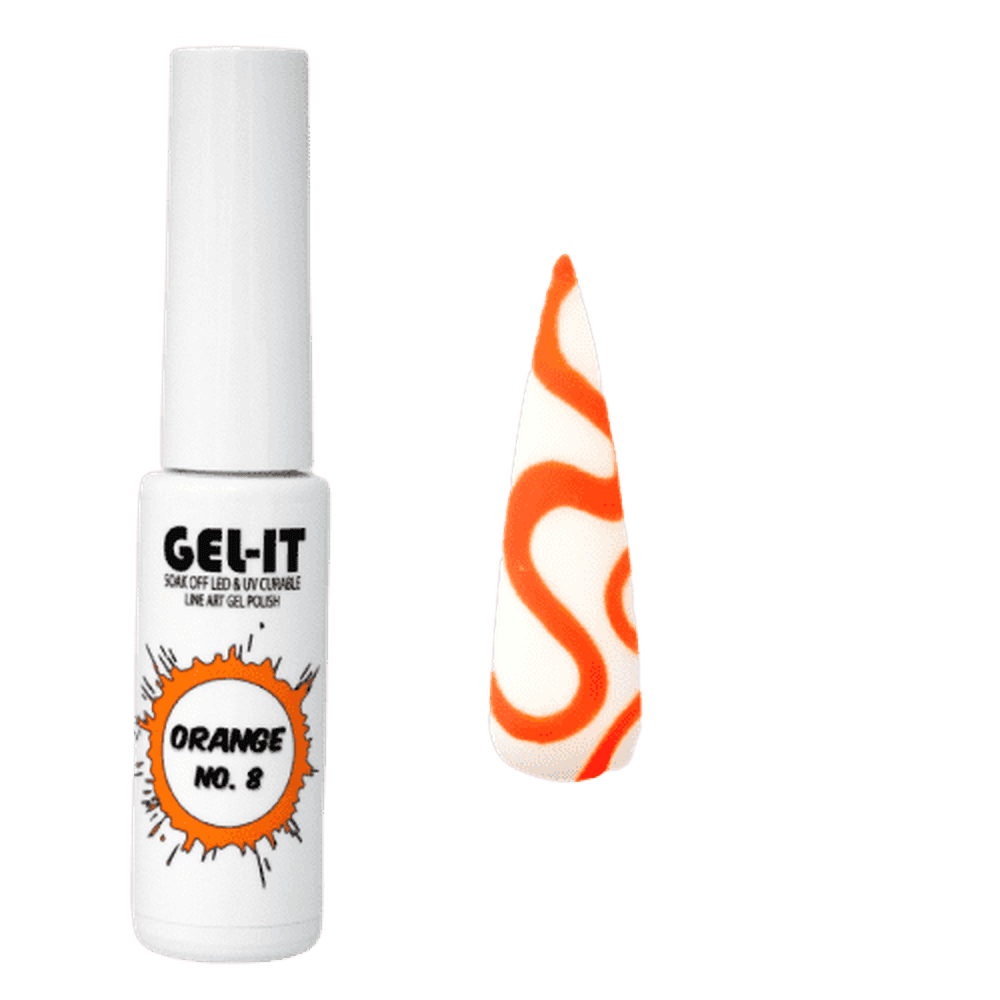 Line Art Gel 7ml - Orange - Maskscara