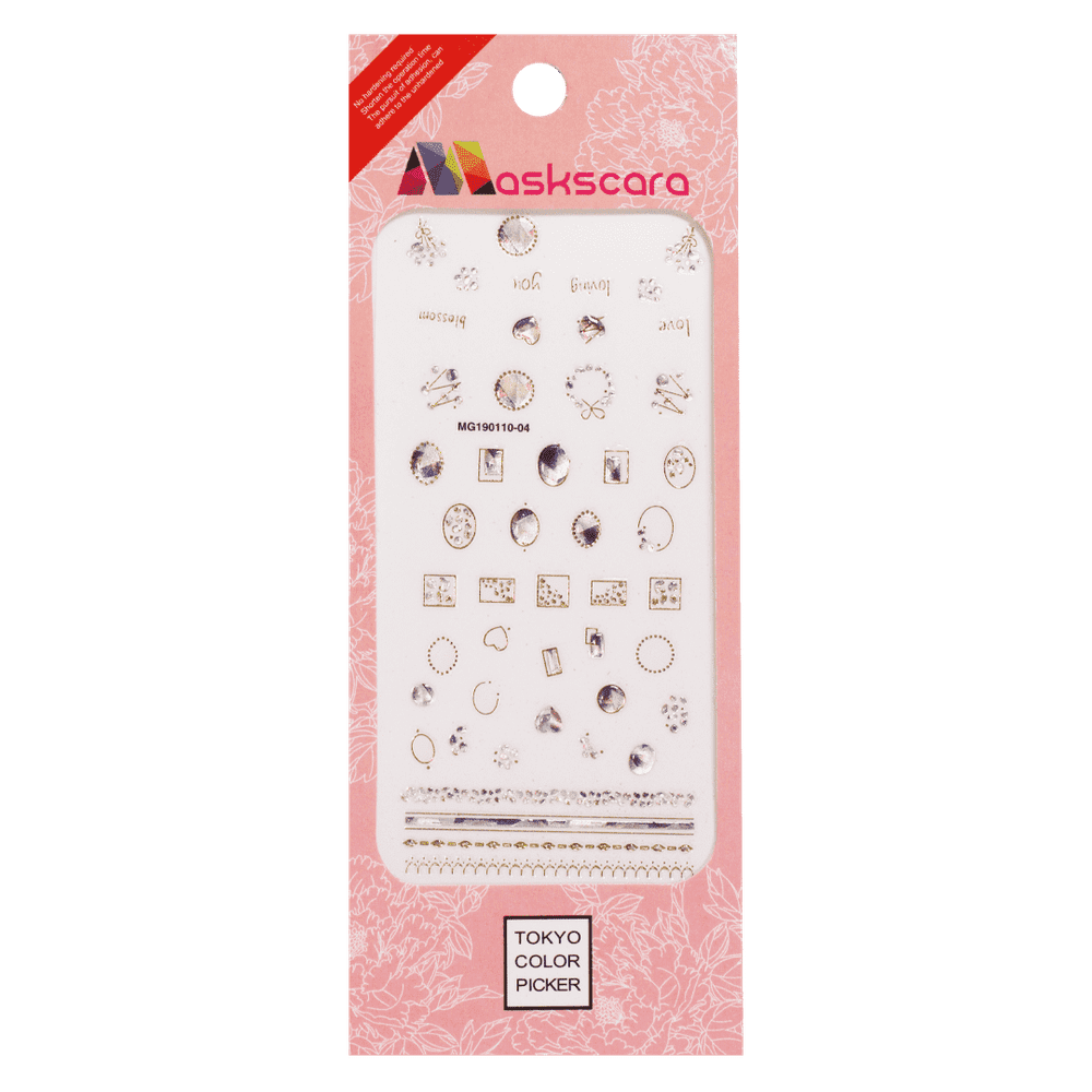 Nail Art Sticker - Geometric (MG190110-04) - Maskscara