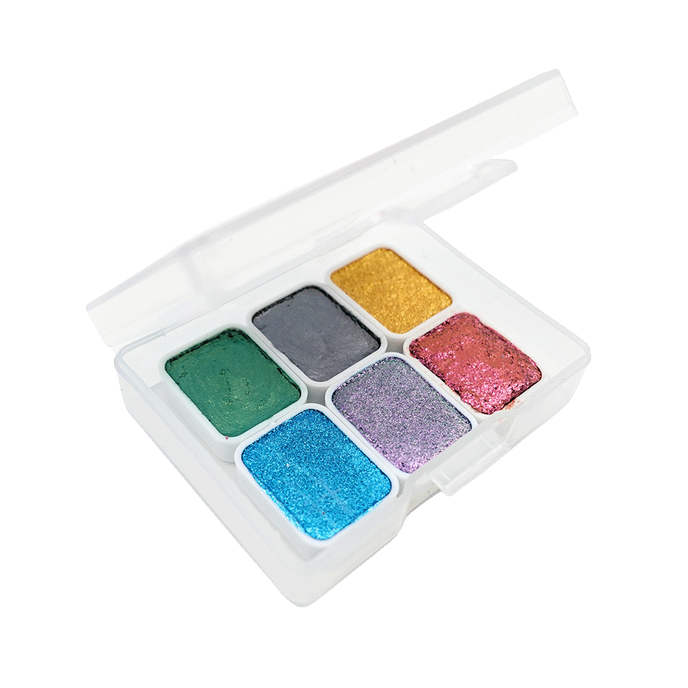 Metallic Water Colour Set - Maskscara
