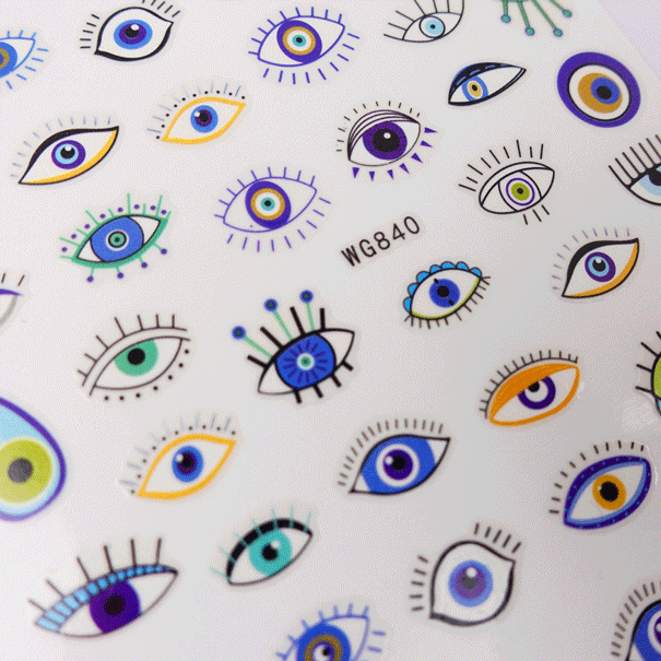 Nail Art Sticker - Eyes - Maskscara